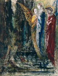 Giobbe e gli angeli, ca. 1890